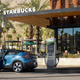 Image for article titled Volvo's Starbucks EV Chargers Are Genius